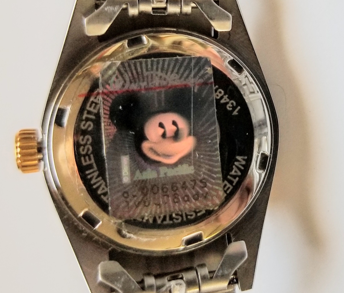  迪士尼80週年世界限量版米老鼠高級鑽石手錶女士勞力士型★具有豪華獎金 原文: DISNEY 生誕80周年　世界限定モデルのミッキーマウス　プレミアムダイヤモンド腕時計 レディース　ロレックスタイプ　★豪華オマケ付き