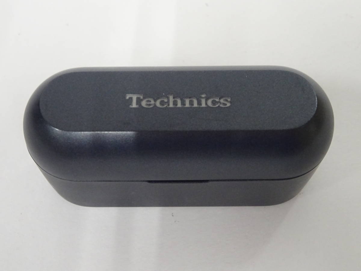 (く-L-1363)Technics テクニクス ワイヤレスイヤホン EAH-AZ60 ノイズキャンセリング 黒 ブラック Panasonic Bluetooth 動作確認済 中古_画像2