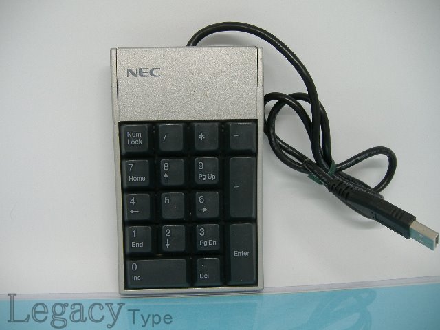 【NEC テンキーボード　PC-VP-KB01　USB接続】_画像2