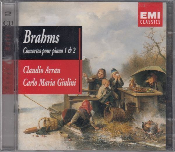 [2CD/Emi]ブラームス:ピアノ協奏曲第1&2番他/C.アラウ&C.M.ジュリーニ&フィルハーモニア管弦楽団_画像1