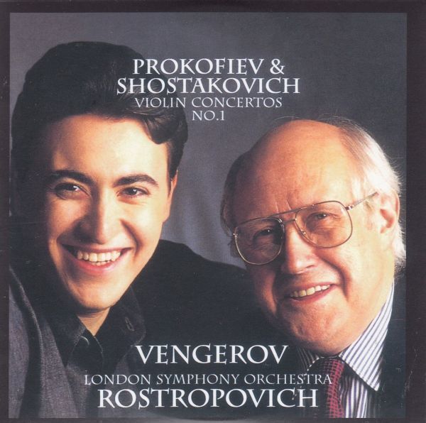 [CD/Warner]ショスタコーヴィチ:Vn協奏曲第1番他/ヴェンゲーロフ(vn)&ロストロポーヴィチ&LSO 1994_画像1