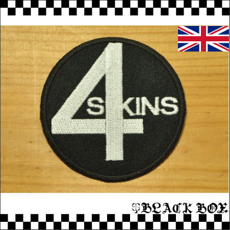 英国 インポート ワッペン パッチ 4SKINS SKINHEAD SKA REGGAE レゲエ MODS PUNK パンク SKINS Oi オイ ENGLAND イギリス uk GB 292_画像1