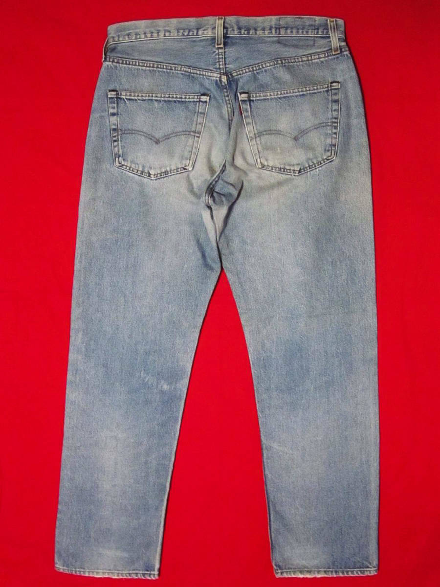 [W36] ビンテージ 1982年 米国製 Levi’s 501 リーバイス デニム パンツ Gパン ボタン 刻印 525 黒カン 80's 前期 MADE IN USA アメリカ XX_画像2