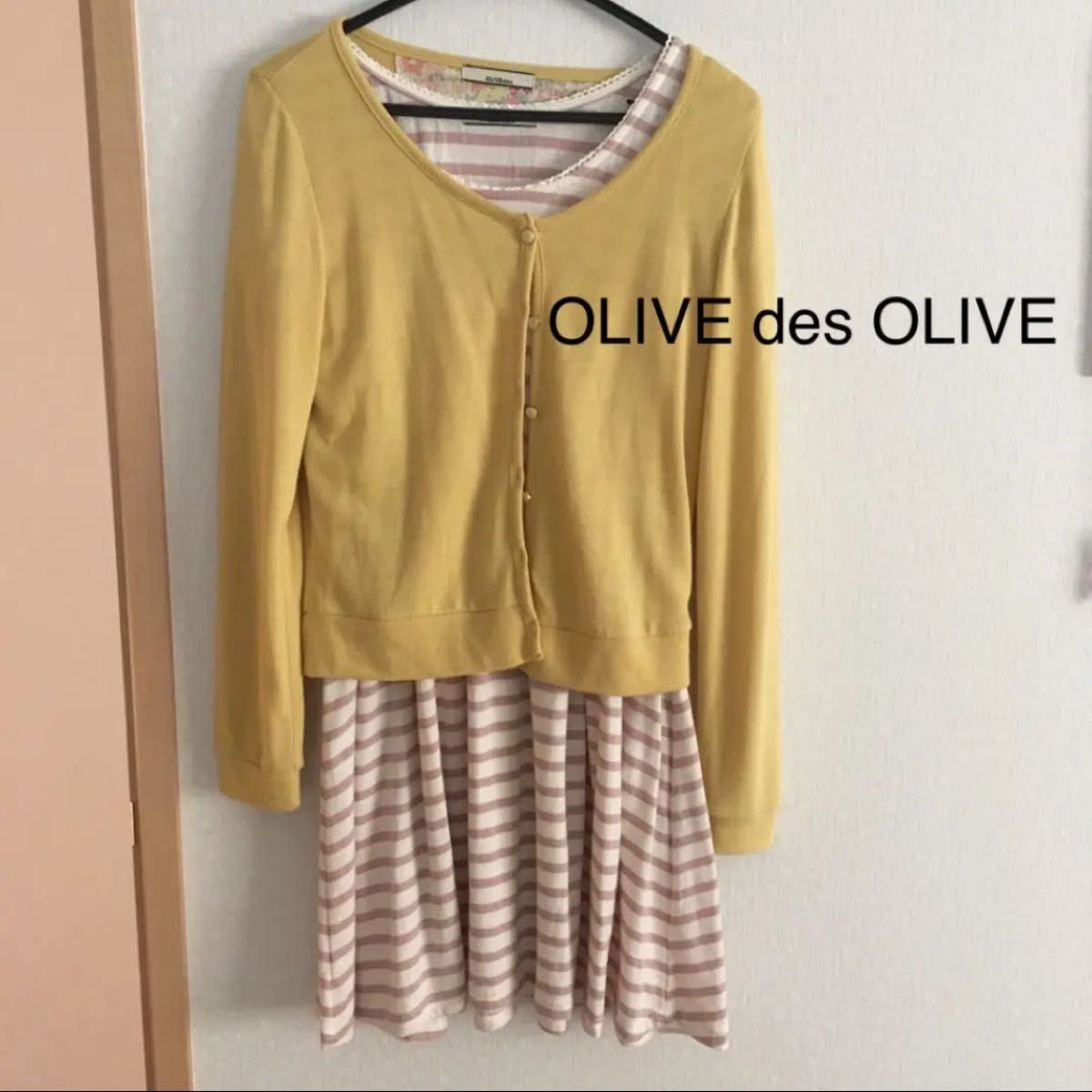 OLIVE des OLIVE ワンピース カーディガン セット