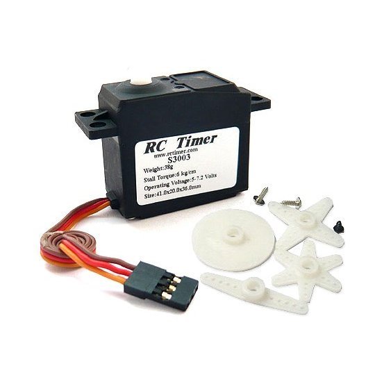 RCTimer　S3003 Servo 37.2g / 4.1kg / 0.23sec★ホビーショップ青空_画像1