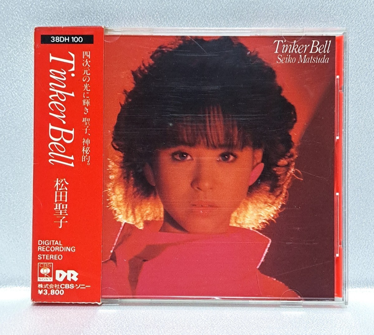 【38DH-100/箱帯】松田聖子/Tinker Bell 税表記なし 3800円 CSR刻印 赤色トレイの画像1