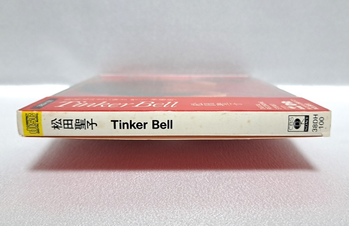 【38DH-100/箱帯】松田聖子/Tinker Bell 税表記なし 3800円 CSR刻印 赤色トレイの画像3