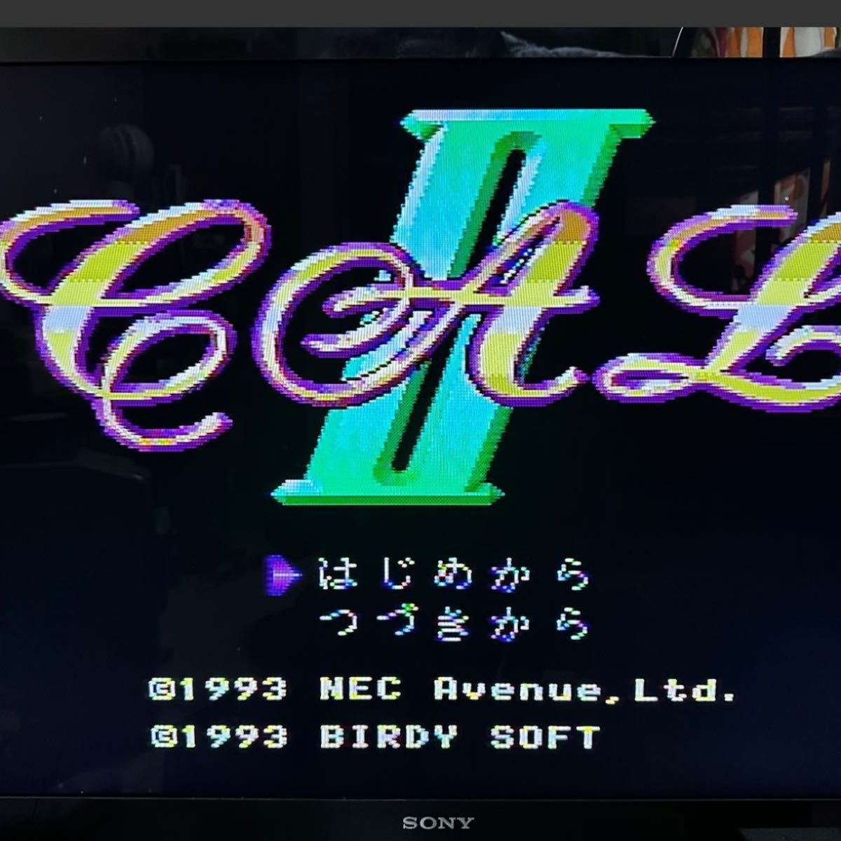 ハガキ、帯付き　PCエンジン CD-ROM CAL2