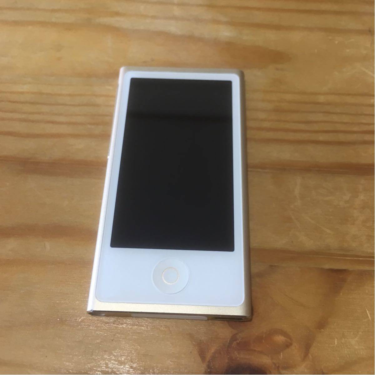 美品apple Ipod Nano 第7世代16gb ゴールド Buyee Buyee 提供一