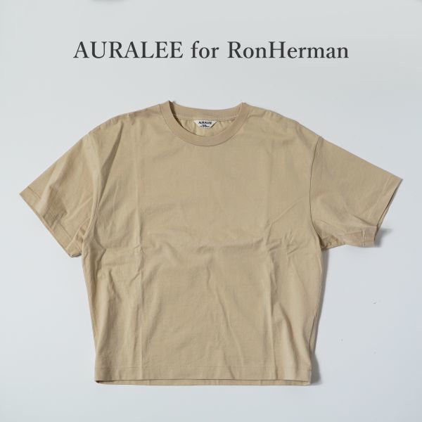オーラリー ロンハーマン 別注 AURALEE For RonHerman Tシャツ