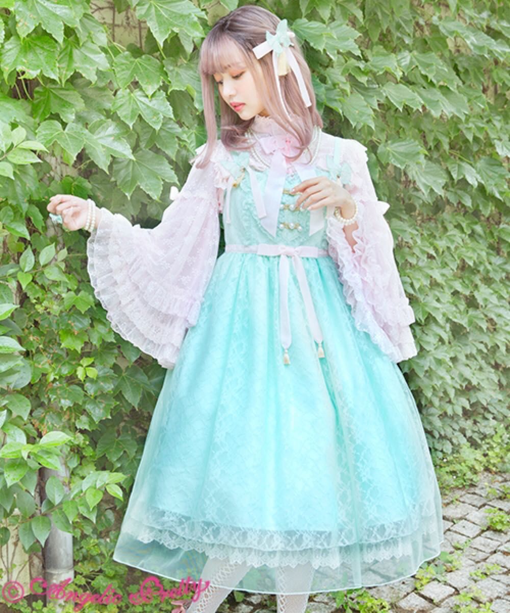 Angelic Pretty Shanghai Dollジャンパースカート ミント