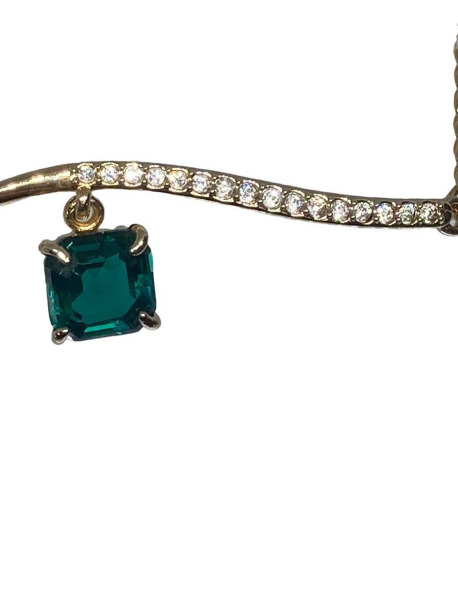 人気沸騰】 エメラルド クリスタル SWAROVSKI ブレスレット ダイヤ
