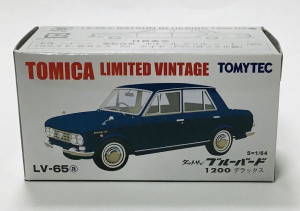 ○ＴL007 TOMYTEC トミカリミテッドヴィンテージLV-65a TOMICA LIMITED VINTEGE ダットサン ブルーバード2ドア1200デラックス_画像1