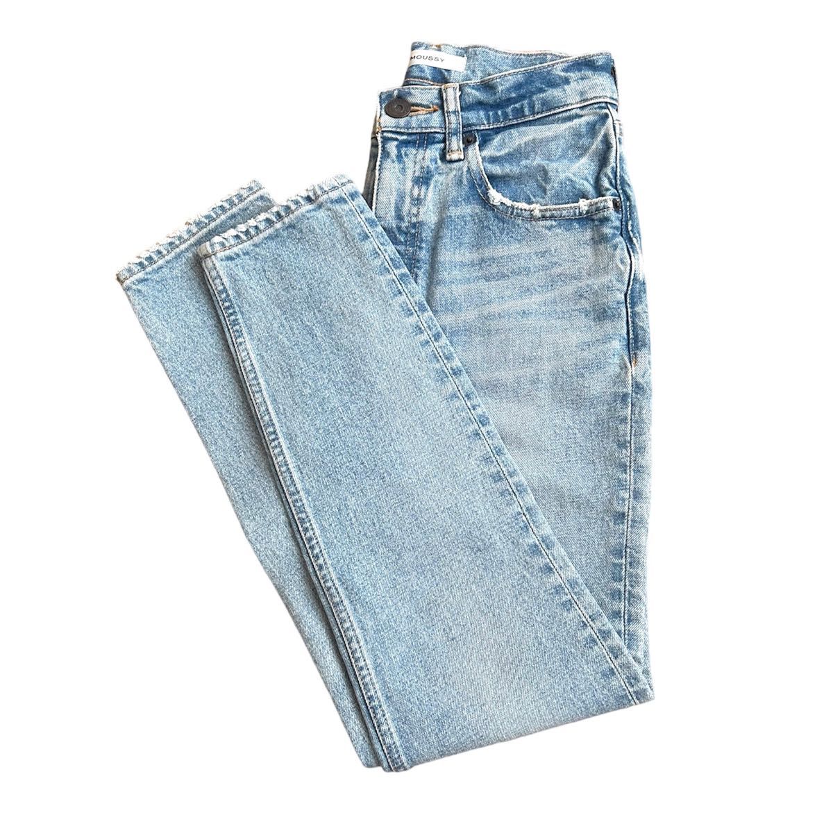 moussy MVS skinny L/BLU 23インチ-