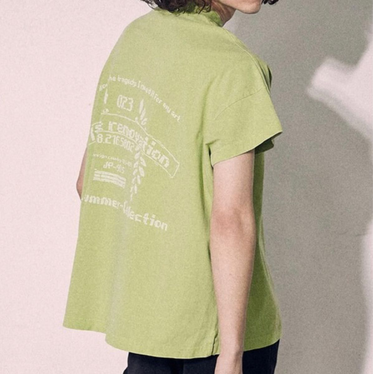 a lit r Tシャツ mt8353-ピグメント天竺 抜染プリント|Yahoo!フリマ