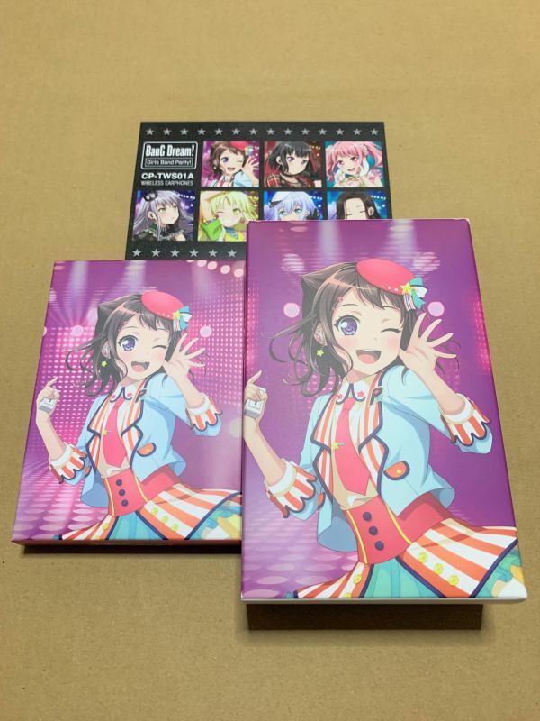 ワイヤレスイヤホン＆ワイヤレス充電器 バンドリ！ ガールズバンドパーティ！ Poppin'Party　ポッピンパーティ　ポピパ　CP-TWS01A