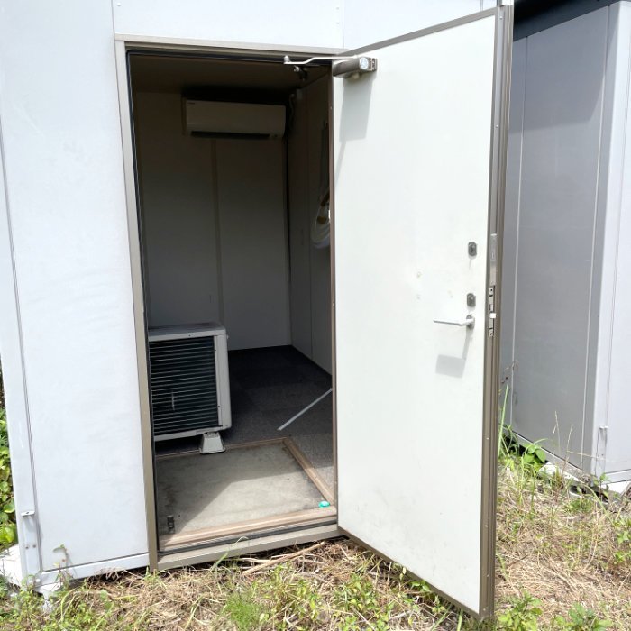 [ used ] Inaba storage room naiso-SMK-58S*SMK-58H 1.73 tsubo . leaf factory prefab office work place present condition delivery [ moving production .] Chiba * free shipping 