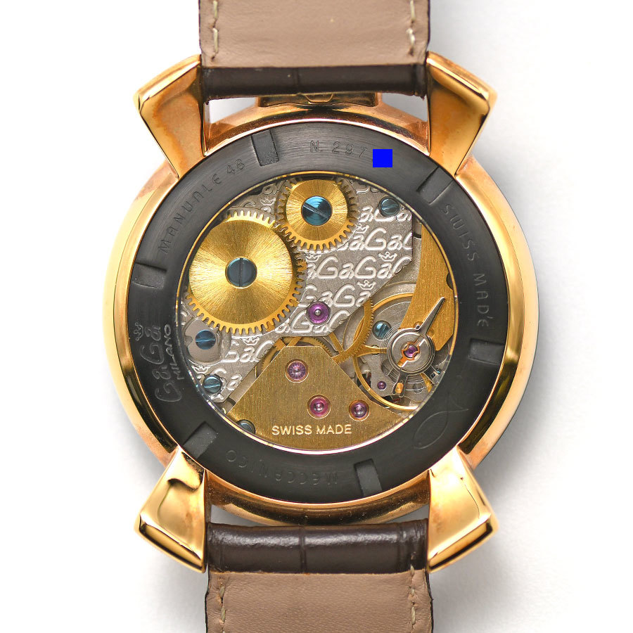 楽天スーパーセール】 マヌアーレ48MM MILANO GaGa ガガミラノ 手巻き