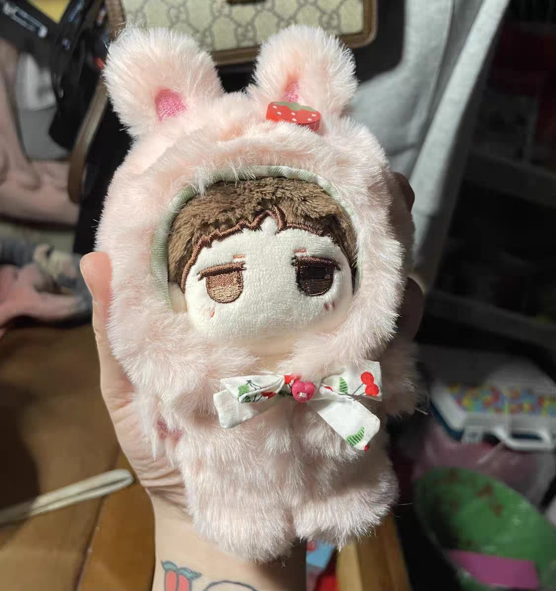 10cm ぬいぐるみ用 服 着せ替え ウサギ 兎 うさぎ 着ぐるみ お 10cm ぬいぐるみ用 服 着せ替え ウサギ 兎 うさぎ 着ぐるみ お