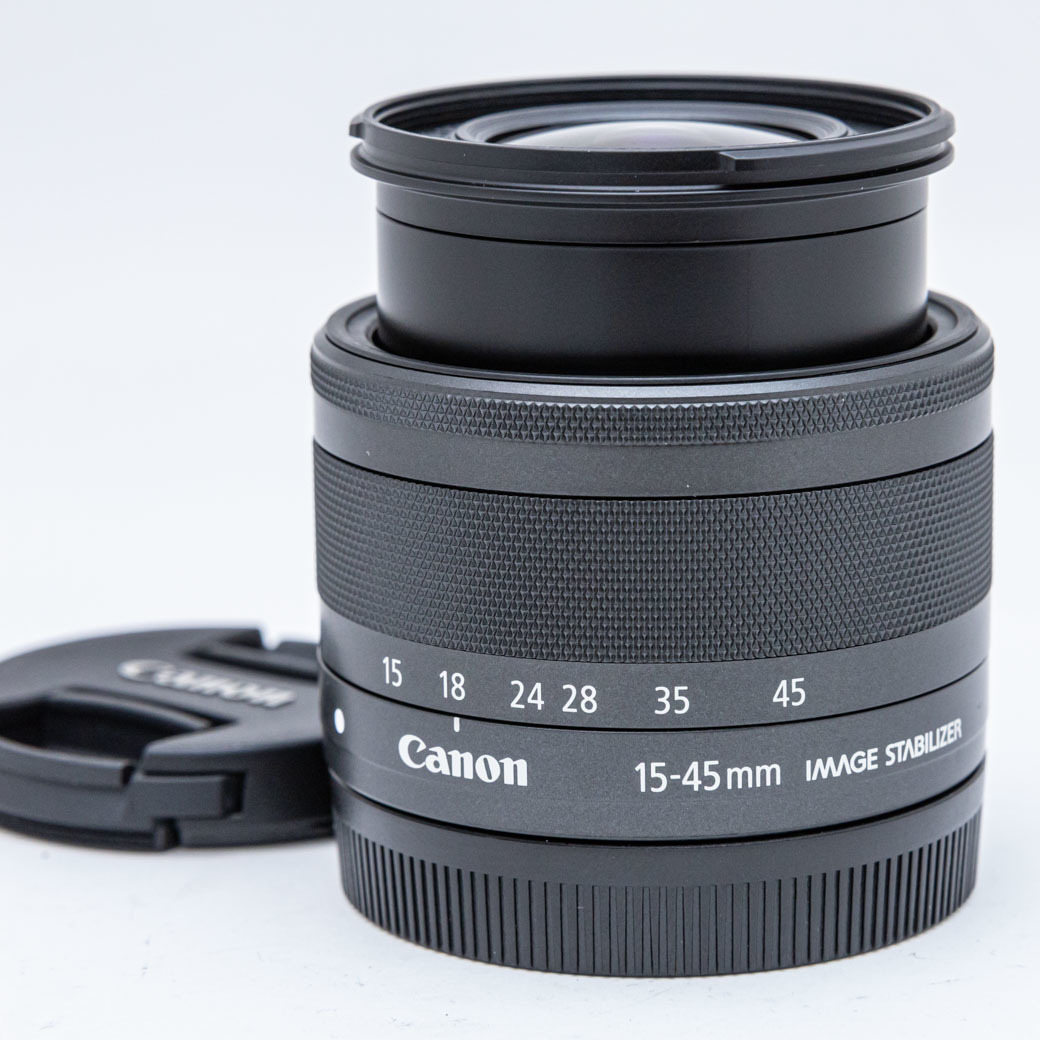 Canon EF-M 15-45mm F3.5-6.3 IS STM グラファイト　【管理番号006120】