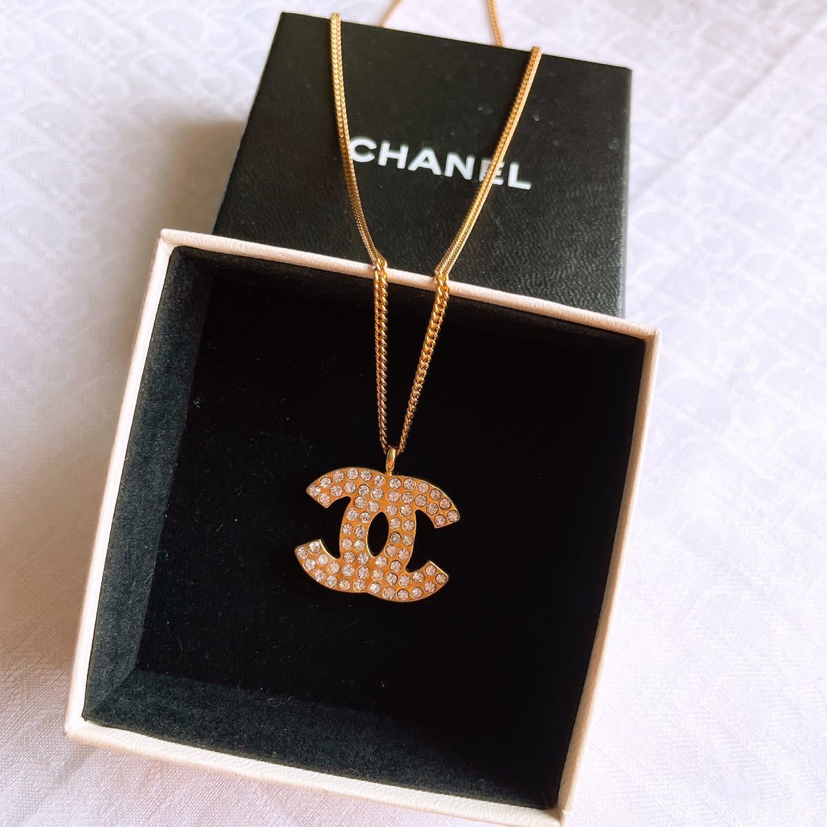 最安値 【中古】CHANEL シャネル ココマーク ネックレス02P ゴールド