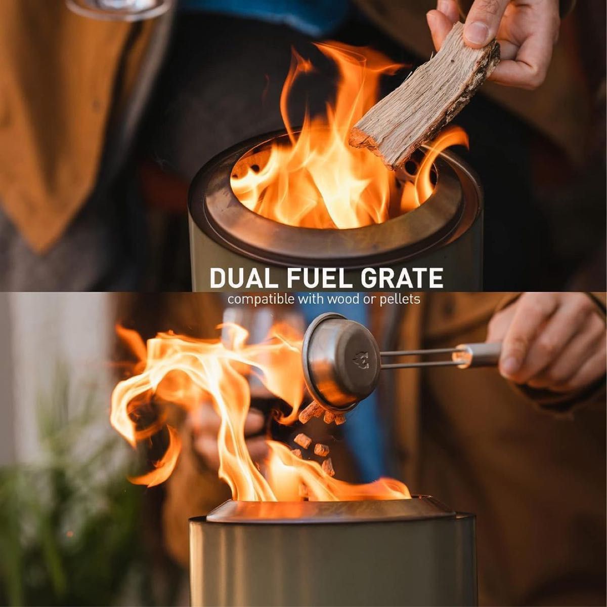 Mesa Solo Stove キャンプ ステンレス 卓上ファイヤーピット ソロ