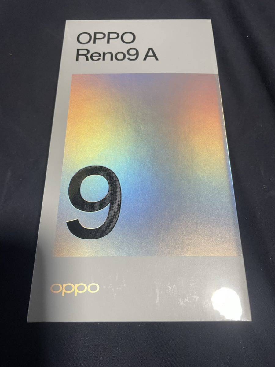 新品未開封 OPPO Reno9 A ナイトブラック SIMフリー 8GB/128GB ワイモバイル