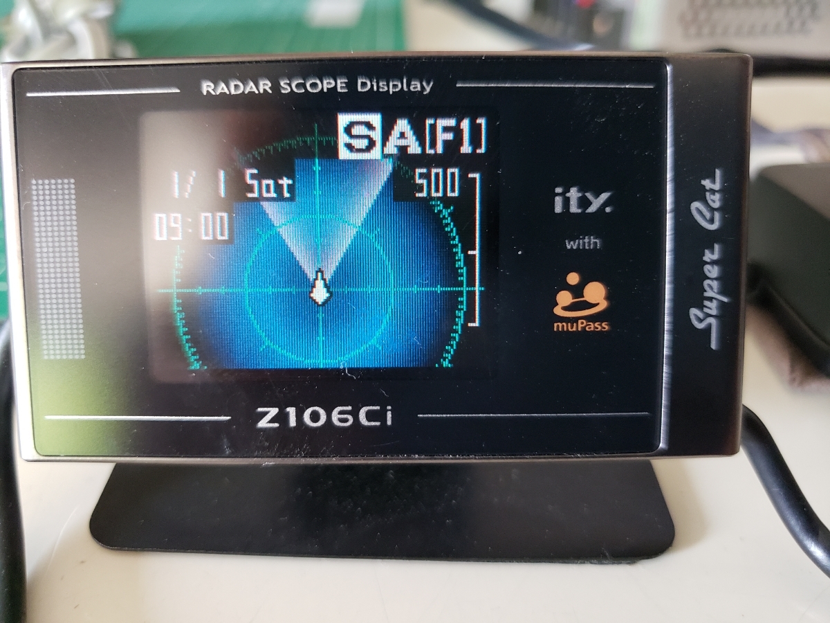 super cat radar Z106Ci GPS used beautiful goods working properly 