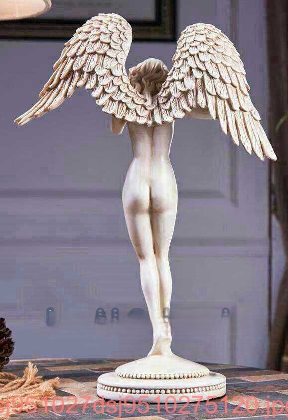 北欧人体置物彫刻天使裸体装飾品芸術品  雅虎拍卖代购