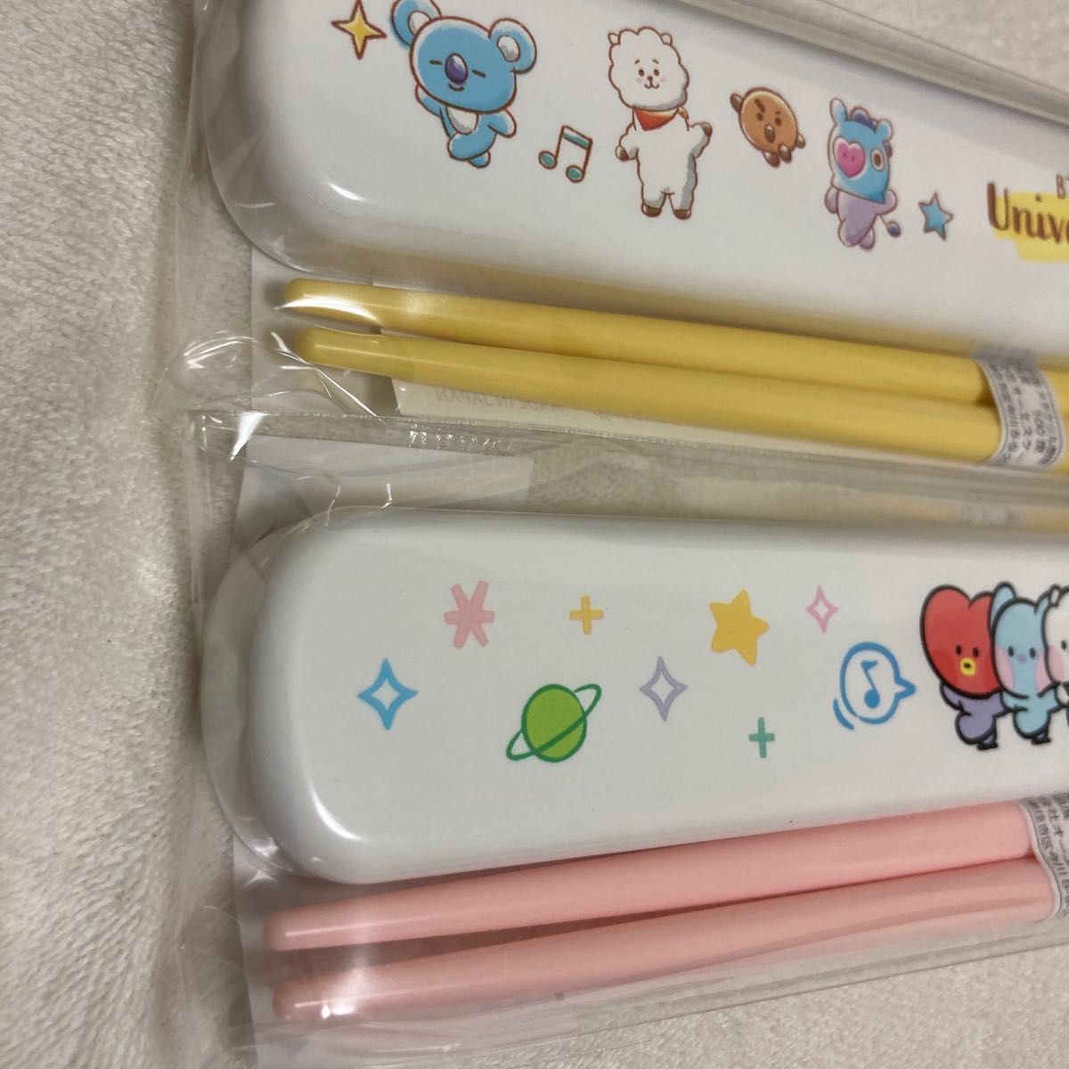 bt21  はし箱　セット　ユニバースター　minini  お箸セット