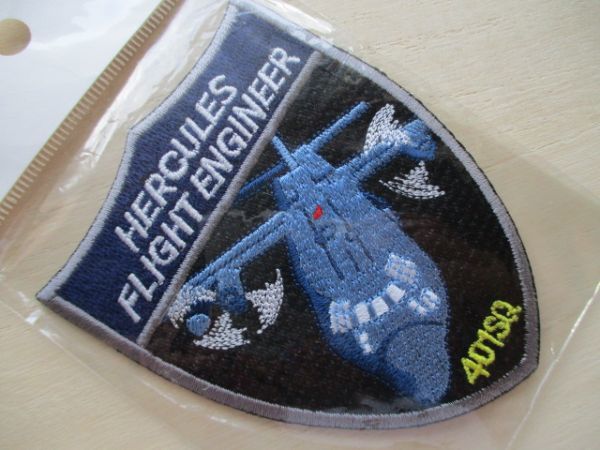 【送料無料】航空自衛隊 第401飛行隊HERCULES FLIGHT ENGINEER航空整備士パッチ小牧基地ワッペン/SQフライトエンジニアpatch空自JASDF M24_画像3