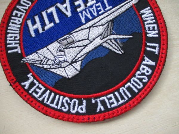 【送料無料】航空自衛隊TEAM STEALTH三沢基地F-35Aパッチ刺繍ワッペン/patch AIR FORCE空自JASDF日本空軍ステルスLightning II M3_画像3