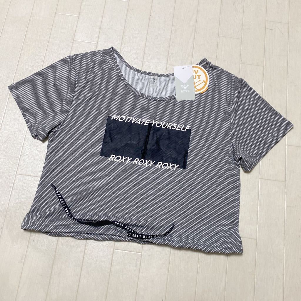 3611* с биркой ROXY Roxy tops короткий рукав футболка casual спорт женский S серый общий рисунок 