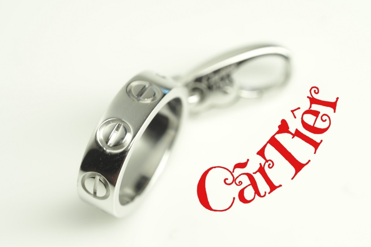 Cartier カルティエ ラブチャーム 750WG ホワイトゴールド-