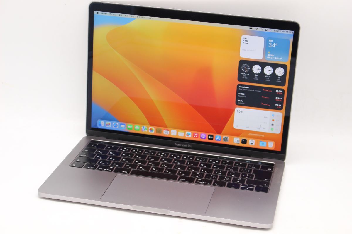 独特の素材 Pro MacBook Apple 13.3型 2K対応 中古訳有 2019 1TB-SSD