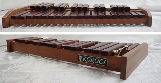 ☆KOROGI/コオロギ XYLOPHONE/シロフォン 卓上木琴 ECO32/マレット付き
