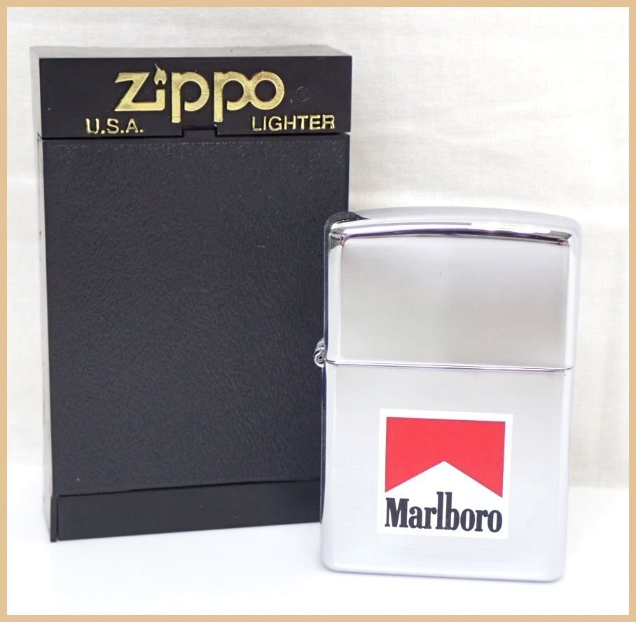 ☆1円 未着火品 Zippo/ジッポー Marlboro/マルボロ ロゴ オイル