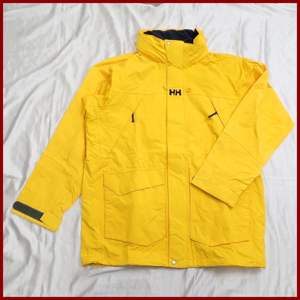 ★HELLY HANSEN/ヘリーハンセン ボーティングジャケット メンズXXL/イエロー/ナイロン/シーギア/ヘリーテックXP/HH18503&1900100034_画像1