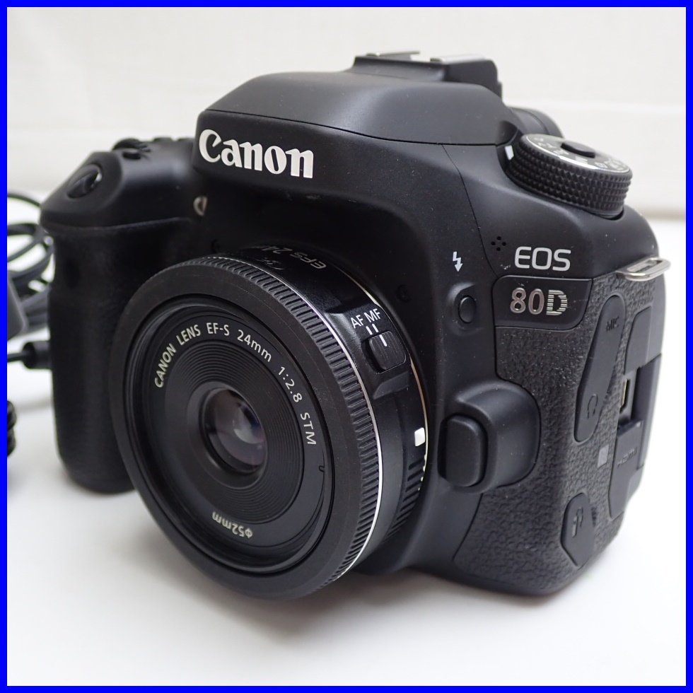 大感謝セール】 パンケーキレンズ + 80D EOS デジタル一眼レフカメラ