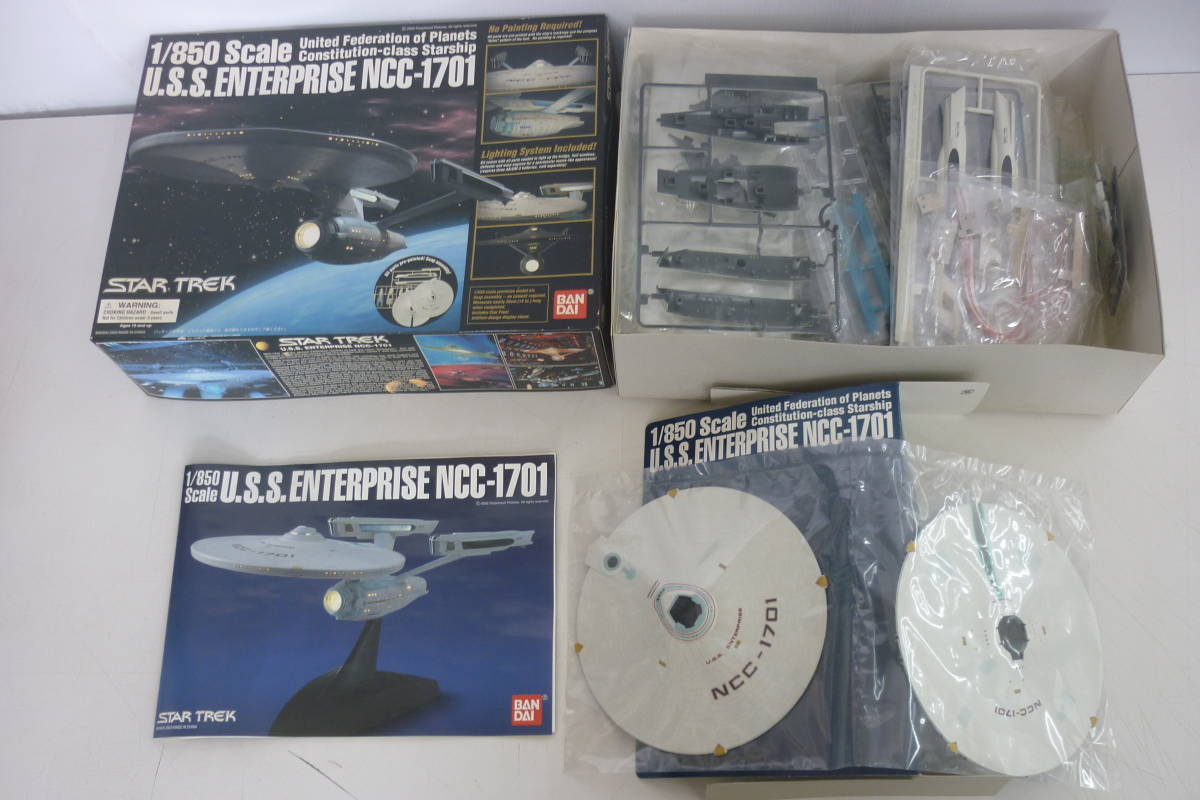  not yet constructed Bandai Star Trek 1/850 USSenta- prize NCC-1701 STAR TREK plastic model 