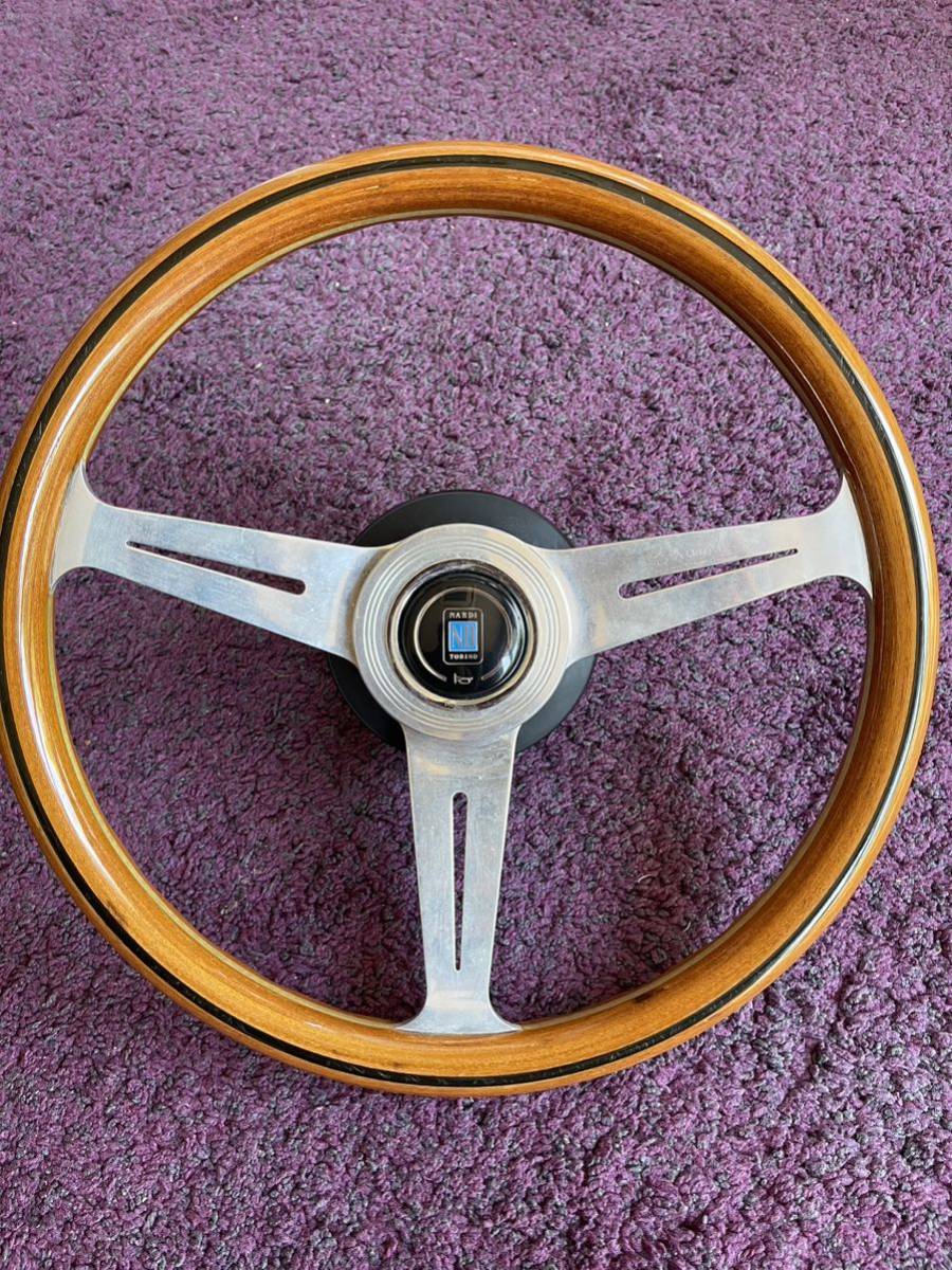 ナルディ NARDI ウッドステアリング 旧車 ホーンボタン ナルディ