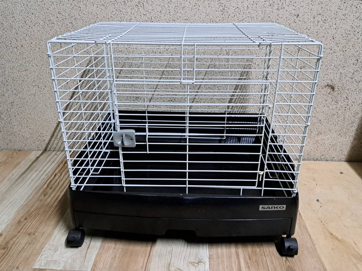 SANKO 小動物用 ケージ キャスター付 ラビット ウサギ 犬 猫 幅60cm