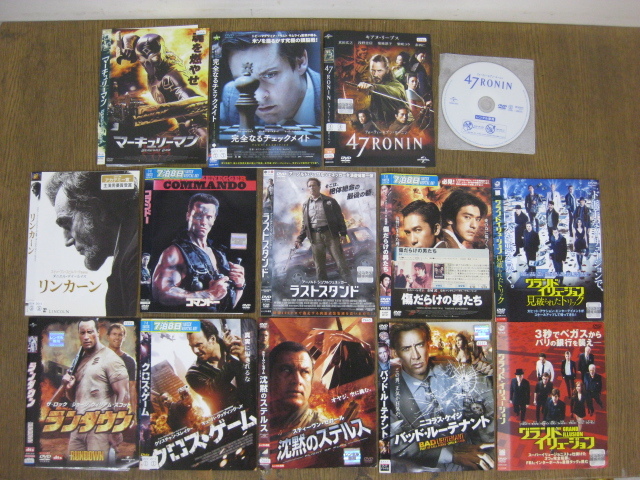 133-2-6/DVD Western films assortment 13 pieces set 744 rental goods 47RONIN Lincoln scratch .... man ..... Stealth etc. 