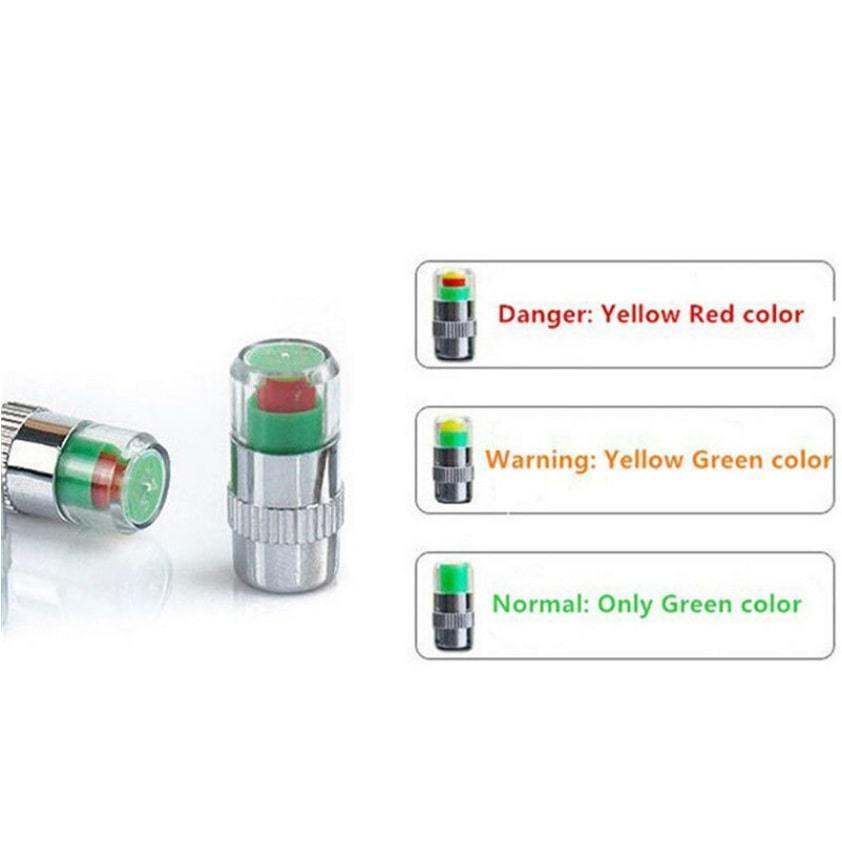 4 piece set! easy installation! tire. empty atmospheric pressure . usually monitoring! air check valve(bulb) alert tire valve cap analogue empty atmospheric pressure sensor!