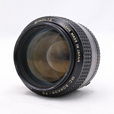 超目玉】 【並品】MINOLTA MC ROKKOR-PG 58mm F1.2 #1005 ミノルタ