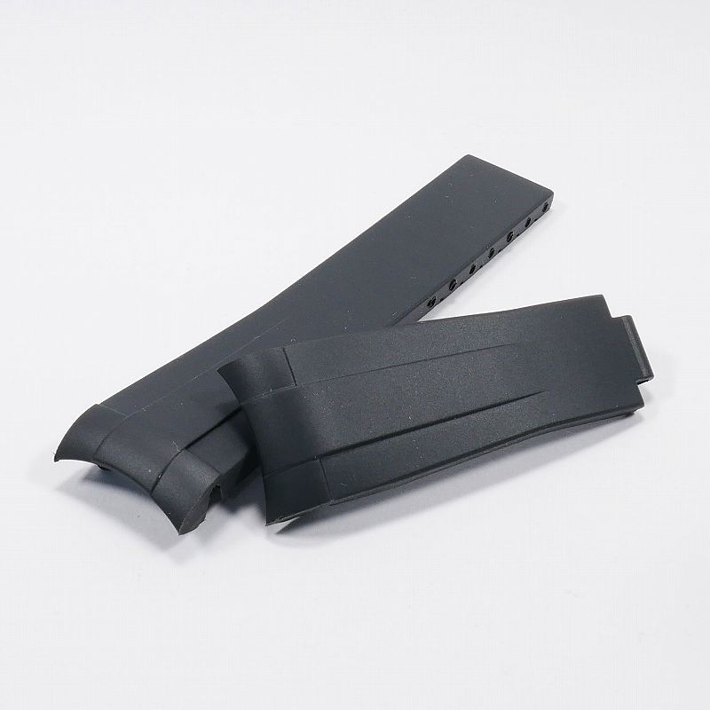  Rolex for interchangeable rubber belt black 19mm