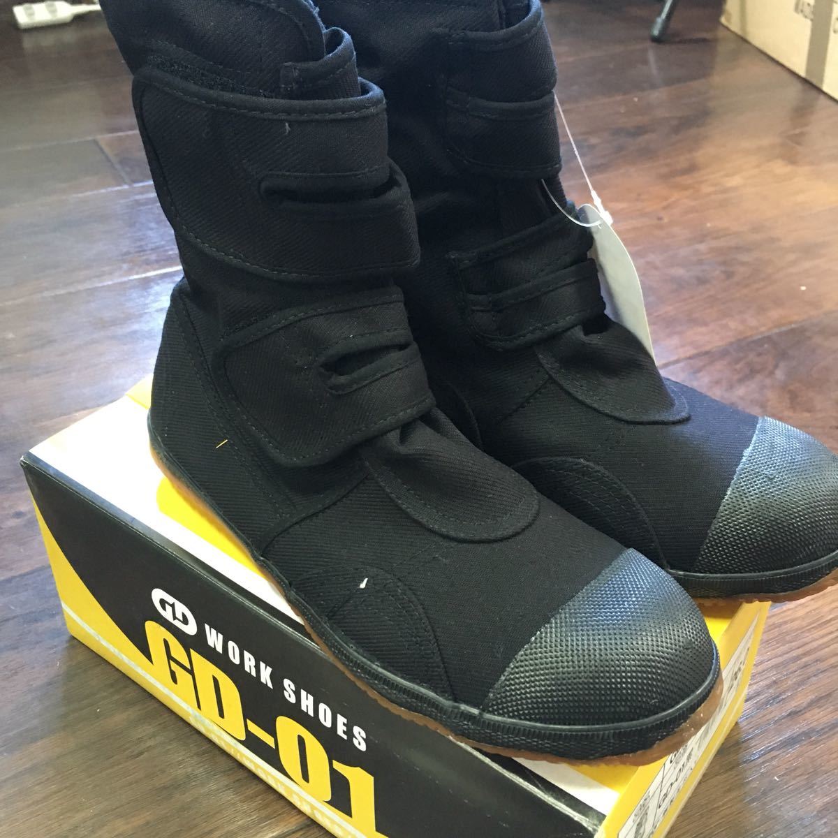 送料無料 新品 安全靴 GD-01 黒 セーフティシューズサイズ24～28cm_画像1