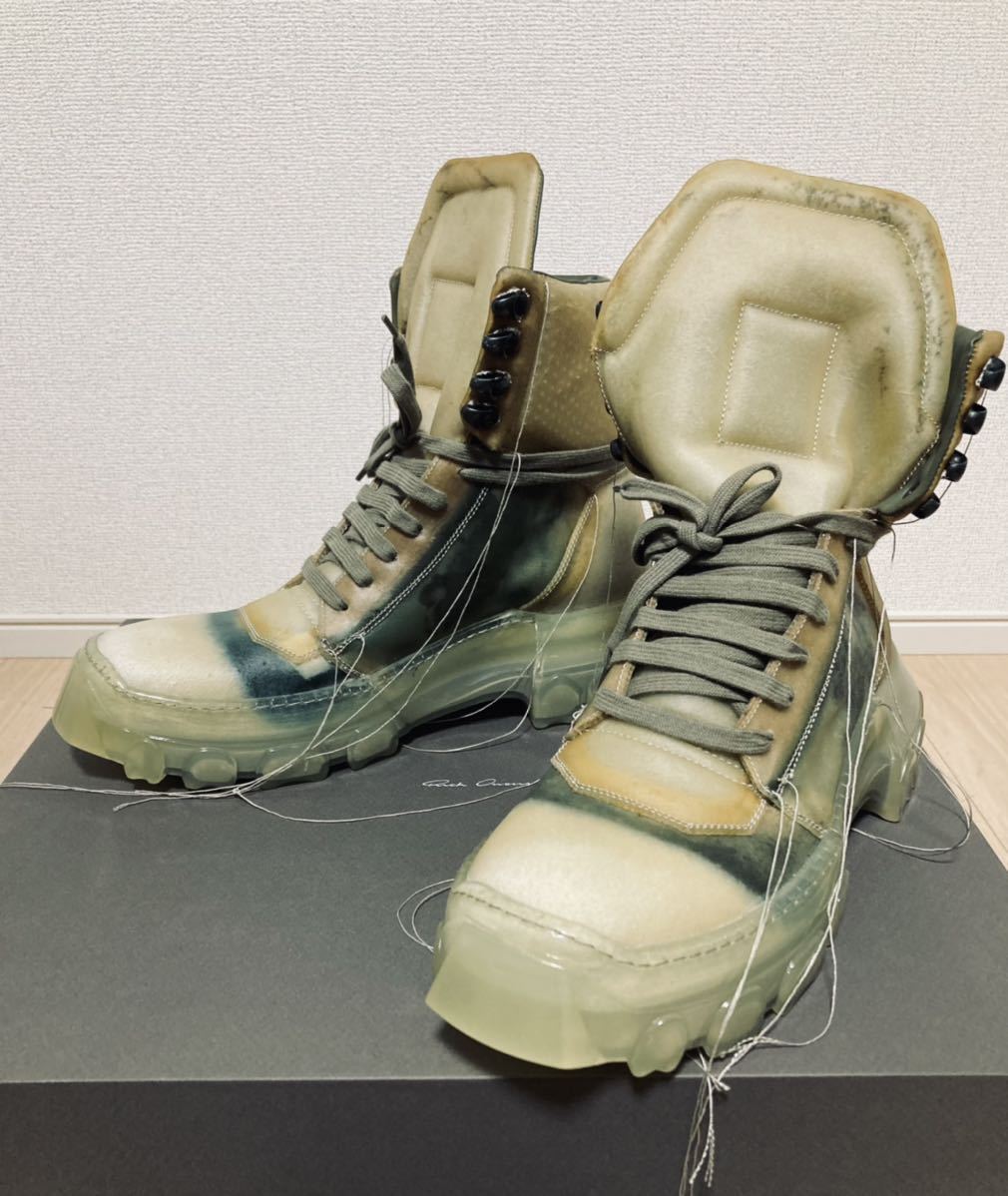 半額SALE☆ マーブルカラーHIKING リックオウエンス Owens Rick SNEAK