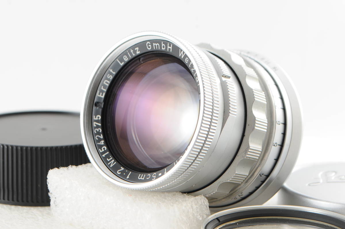 ★超美品★ Leica ライカ SUMMICRON ズミクロン 50mm F2 Mマウント 固定鏡胴 初期型 ★清潔感溢れる綺麗な外観! カビ・クモリ無し! 完動品!_画像1