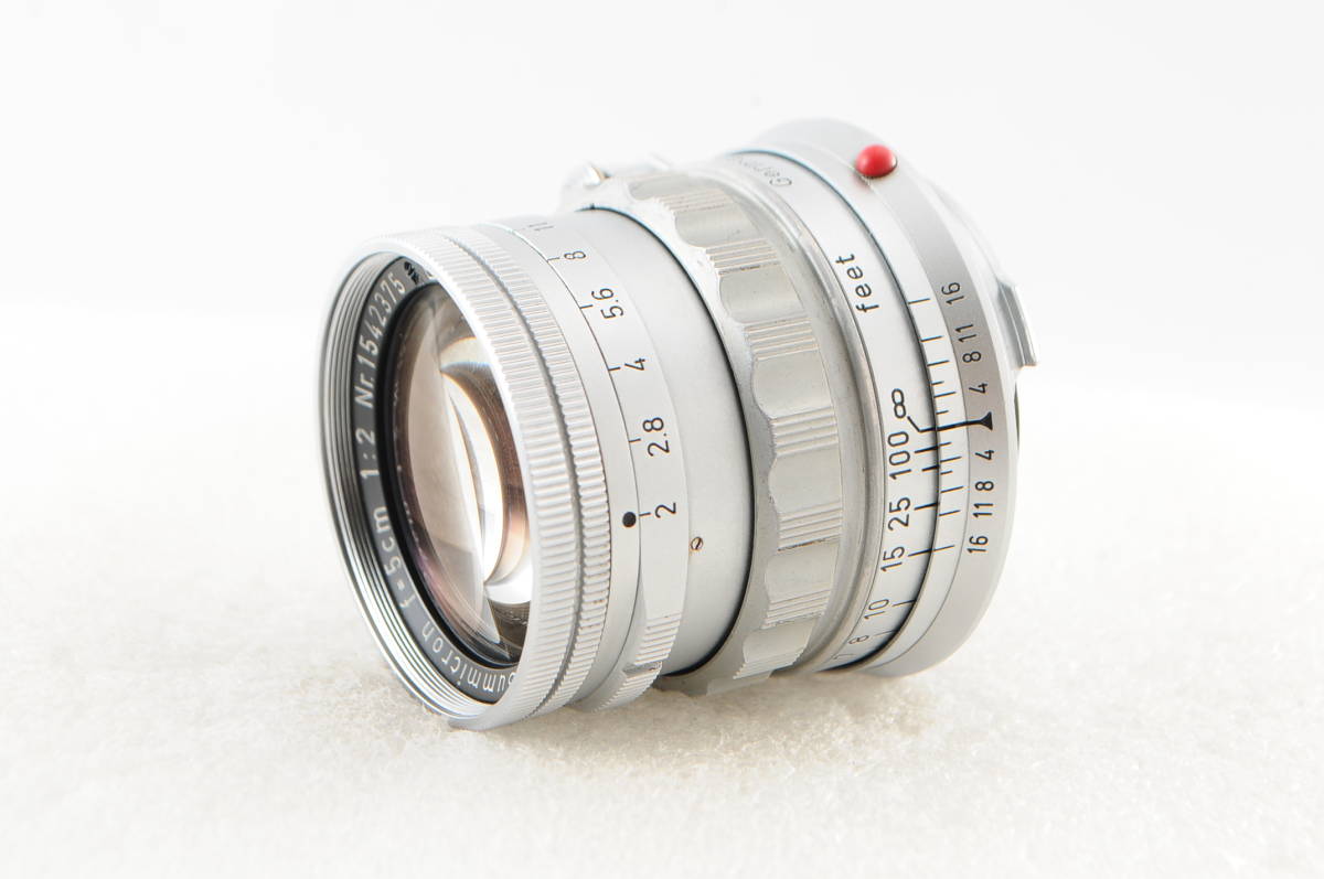 ★超美品★ Leica ライカ SUMMICRON ズミクロン 50mm F2 Mマウント 固定鏡胴 初期型 ★清潔感溢れる綺麗な外観! カビ・クモリ無し! 完動品!_画像9